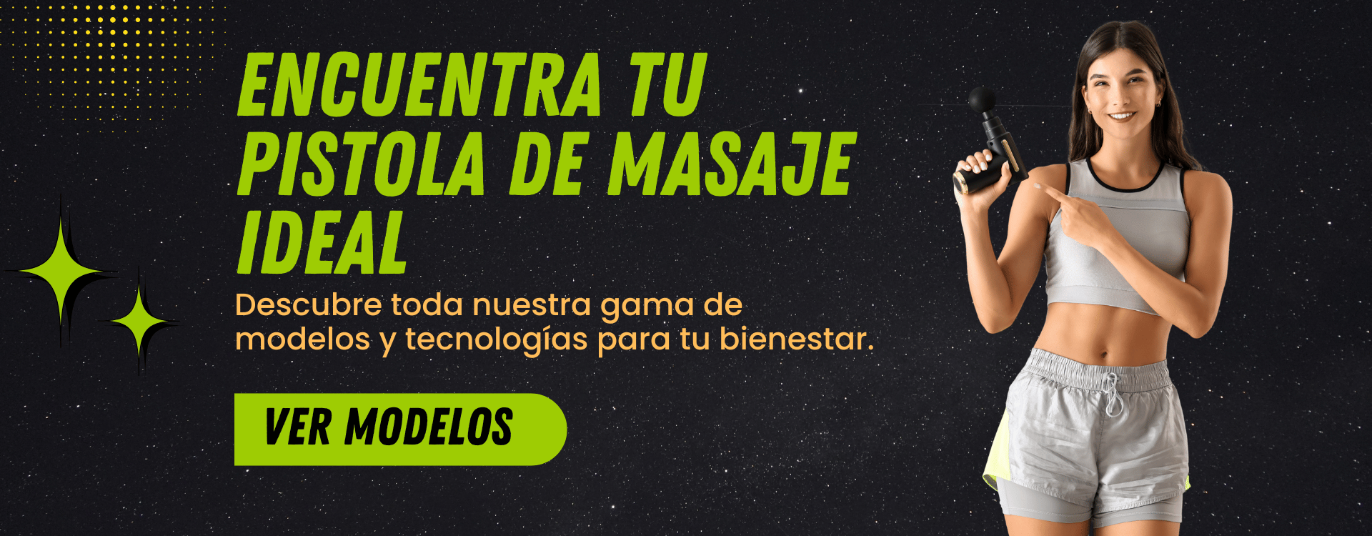 Encuenta tu pistola de masaje ideal