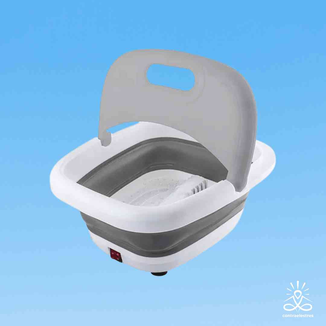 Hidromasaje para Pies | Spa Plegable con Función de Pedicura