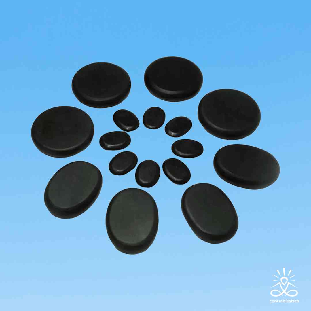 Maleta con Piedras calientes para masajes