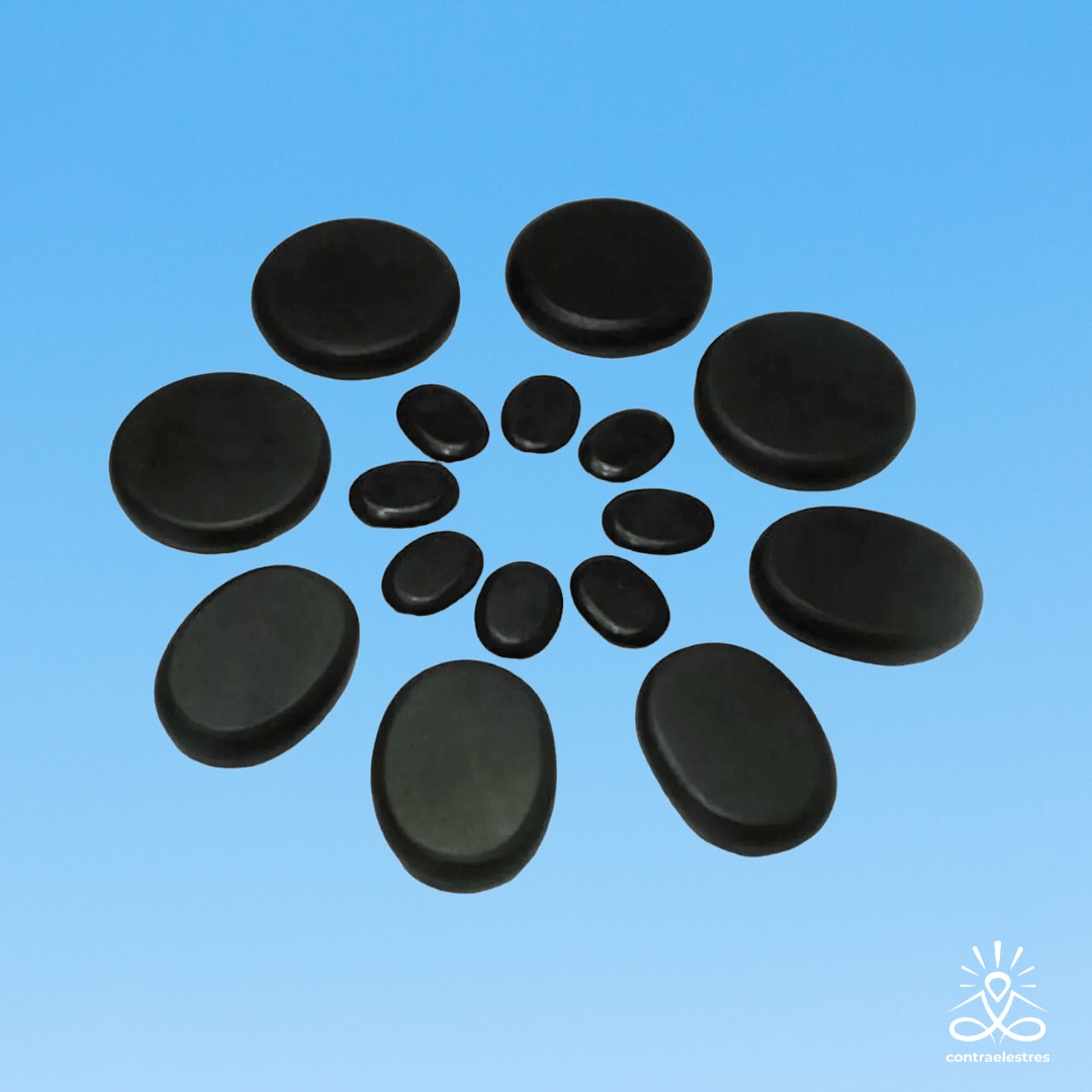 Set de Piedras Calientes con Maleta para Masajes en Casa