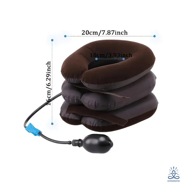 Inflable cervical para postura y alivio del dolor de cuello