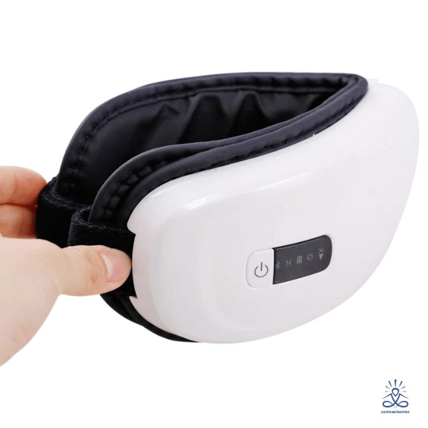Masajeador de Ojos y Sien con Calor, Vibración y Compresión Masajeador de Ojos y Sien con Calor, Vibración y Compresión