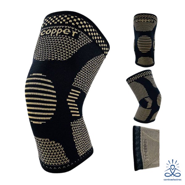 Rodillera de Compresión con Fibra de Cobre Rodillera de Compresión con Fibra de Cobre