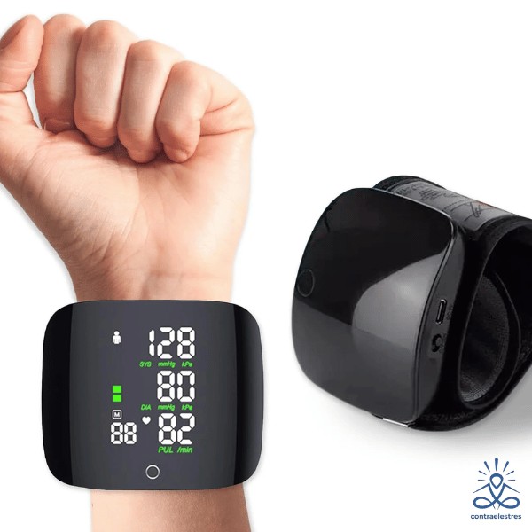 Monitor de Presión Arterial de Muñeca con Voz en Español | Recargable USB