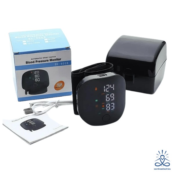 Monitor de Presión Arterial de Muñeca con Voz en Español | Recargable USB