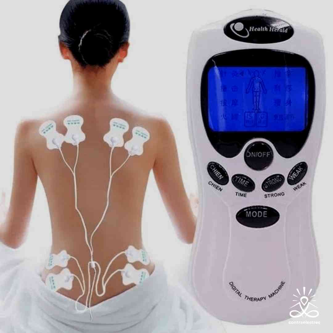 Electro estimulador Digital 8 Parches