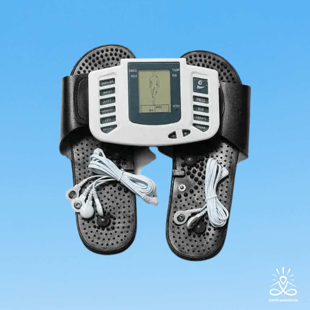 Electro Estimulador Con Sandalias , Ems, Gimnasia Pasiva