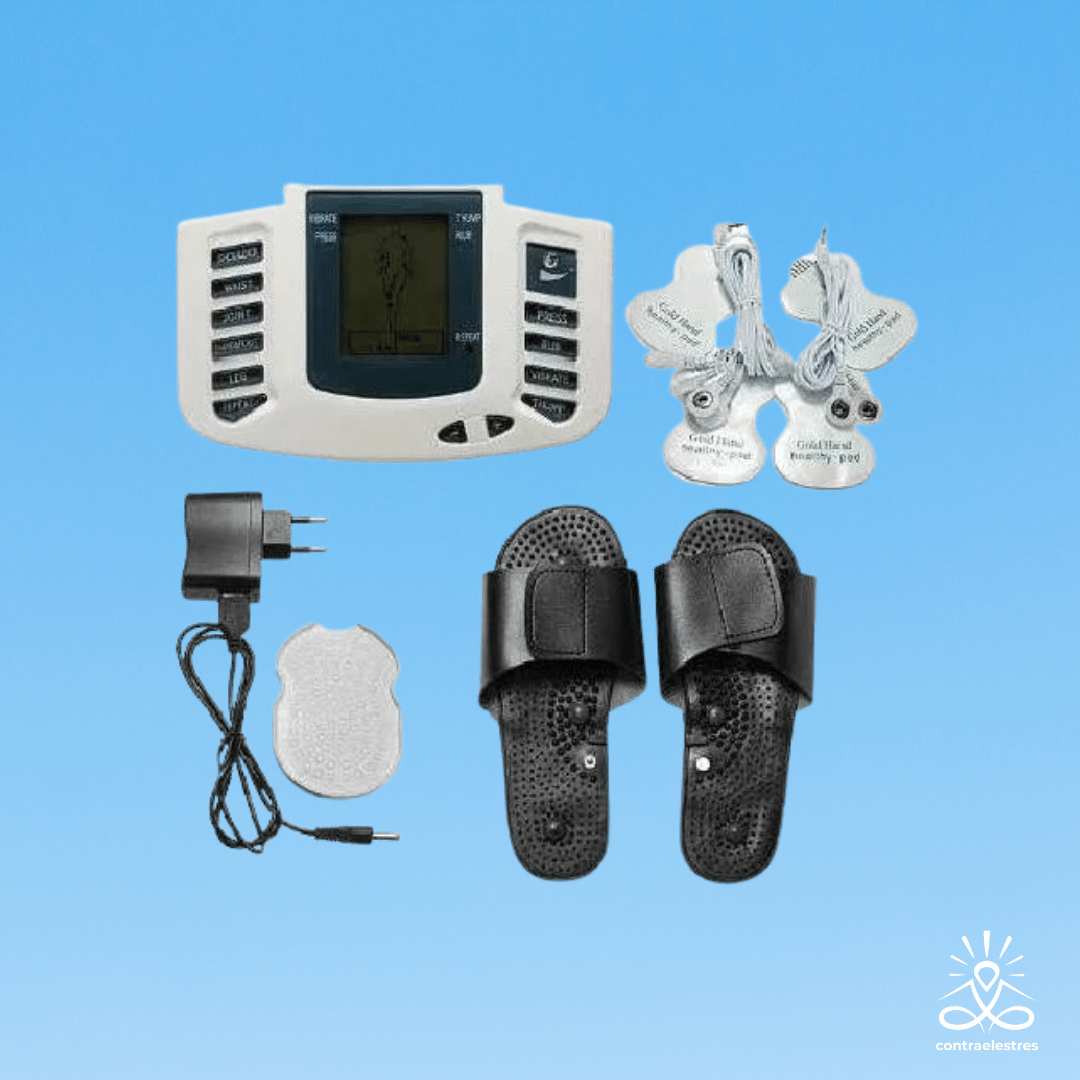 Electro Estimulador Con Sandalias , Ems, Gimnasia Pasiva
