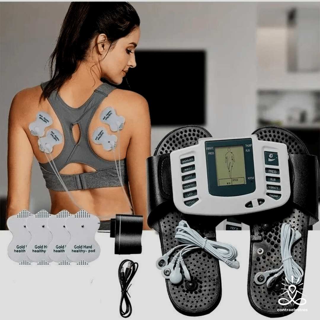 Electro Estimulador Con Sandalias , Ems, Gimnasia Pasiva