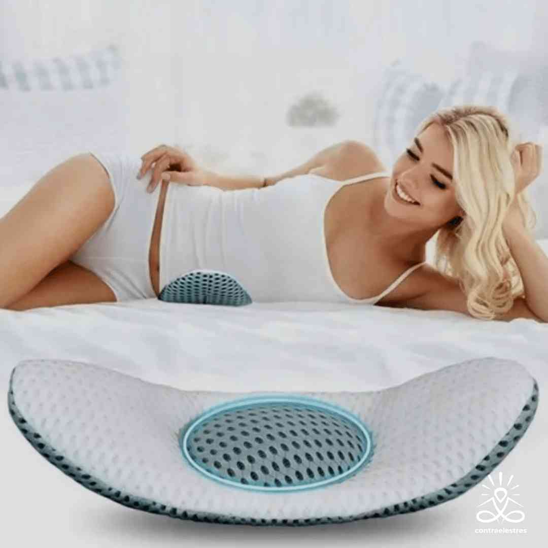 Almohada Lumbar Ortopédica Con Semilla - Contra el Estrés